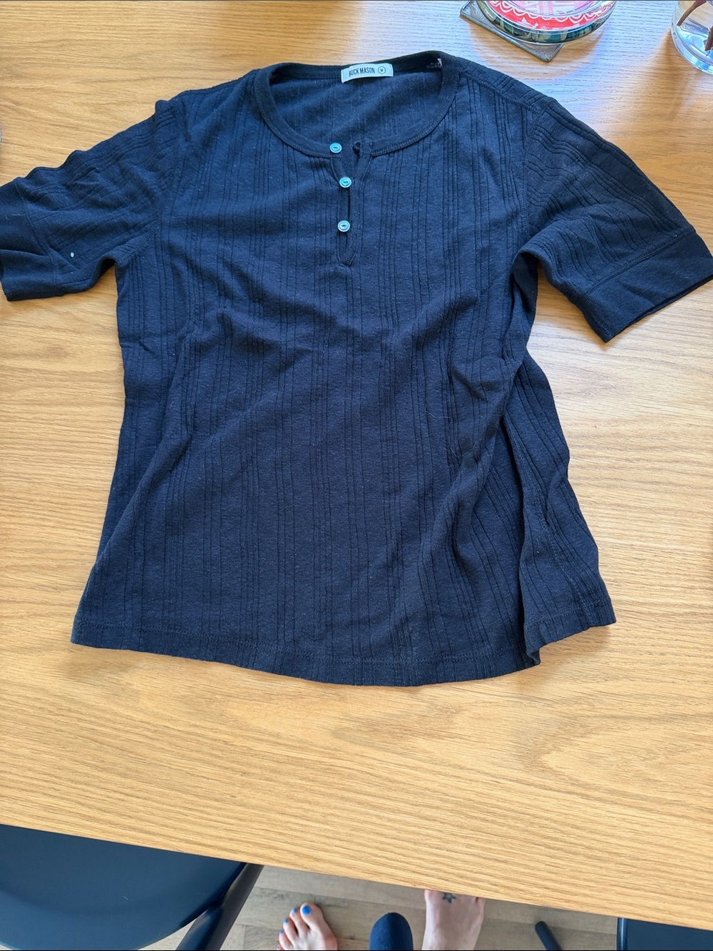 BUck mason short sleeved Henley